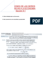 Ejercicios Propuesto de Aplicaciones SERIES Geométricas