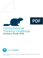 Computational Thinking Challenge Solutions Guide