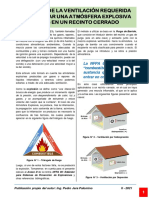 Ventilación Requerida para Evitar ATEX