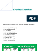 Present Perfect Exercises - 9TH GRADE