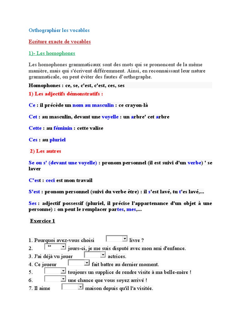 Les 40 Règles De Base De L Orthographe Française Pdf Orthographier Les Vocables | PDF | Genre grammatical | Nombre grammatical