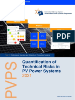 Report IEA PVPS T13 23 - 2021 Quantification of Technical Risks in PV Power Systems - Final