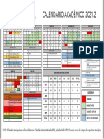 CALENDÁRIO ACADÊMICO 2021.2 