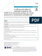 Ziaei Et Al. - 2020 - Evaluation of the Efficacy and Safety of Melatonin in Moderately Ill Patients With COVID-19 a Structured Summary O-Annotated