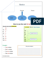 How to use the verb 'to be