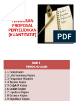 Penulisan Proposal Kajian Kuantitatif