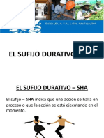 El Sufijo Durativo Sha 5 Clase-Basico III