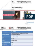 Thermodynamics in Buildings: Module Code: ASU - 6 - TDB