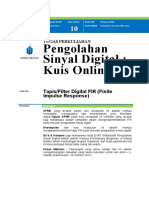 Kuis PSD Minggu 10