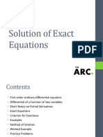Workshop On Exact Equations