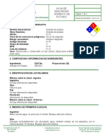 Hoja de seguridad sorbato potasio