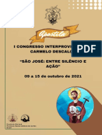 Apostila Do Congresso Interprovincial Do Carmelo Descalço Sobre São José - 2021