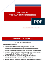 Bangladesh War of Independence Lecture