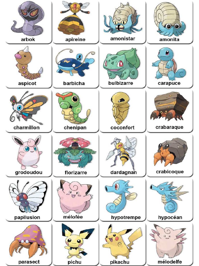 Cartas Pokemon para Imprimir | PDF