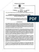 Decreto 1434 Del 09 de Noviembre de 2021