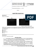 1ª ATIV. AVA. BIM. - CIÊNCIAS - 4º