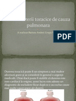 DD Al Durerii Toracice de Cauza Pulmonara