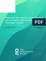 Picturing The Value of Underground Gas Storage To The European Hydrogen System