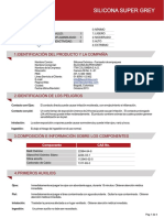 MSDS Silicona Super Grey