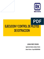 Ejecución de Pilotes