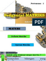 Pengantar Dan Operasi Matriks 1