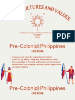 Filipino Cultures and Values