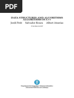 Data Structures and Algorithms Algorithms in C++: Jordi Petit Salvador Roura Albert Atserias