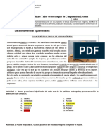 Guia Taller de Estrategias de Comprensión.