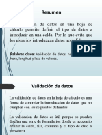 Valida celdas Excel con datos numéricos entre 5 y 10