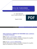 Tema 16. Gráfica de Funciones Con Condiciones en Términos de Derivadas