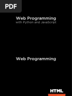 Web Programming: With Python and Javascript