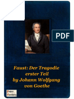Faust Der Tragodie Erster Teil by Johann Wolfgang Von Goethe