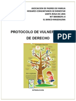 Protocolo Vulneración de Derecho