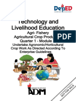 Technology and Livelihood Education: Agri-Fishery Agricultural Crop Production Quarter 1 - Module 2