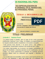 CODIGO PROCESAL PENAL 2021
