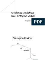 Clase 11, Funciones Sintácticas en El Sintagma Verbal