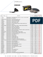 Packing List (Frixa) - 25% Marzo 2018