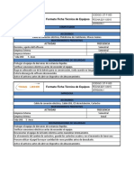 ST-F-003 Formato Ficha Técnica de Equipos