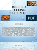 EJERCICIOS DE Soluciones Coloidales