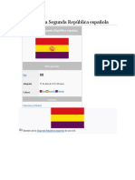 Bandera de La Segunda República Española