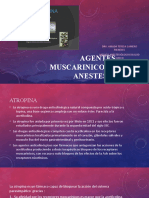 Agentes Muscarinicos y Anestesia