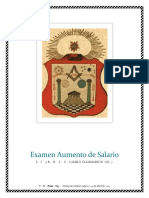 Examen Aumento de Salario PDF Free