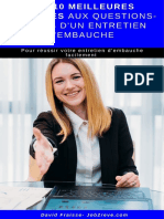 LES 10 Meilleures Réponses Aux Questions Les Plus Fréquentes D'un Entretien D'embauche