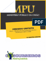 Simulado MPU (Questões INÉDITAS).