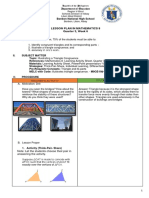MFML - Lesson Plan in Mathematics 8, Q3 - Illustrating A Triangle Congruence