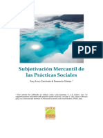 Subjetivación Mercantil de Las Prácticas Sociales