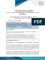 Guia de actividades y Rúbrica de evaluación - Paso 5 - Administrando servicios en GNU Linux