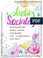 Tarea N 2 de Alex Janeta de Estudios Sociales 10mo A