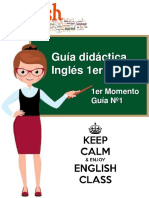 Guía de Inglés para 1er Año