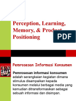2 Persepsi Learning Memory Product Positioning